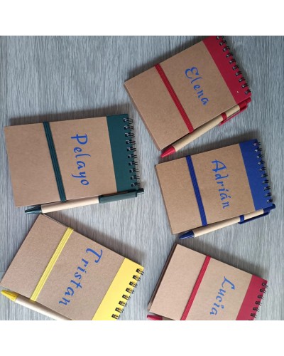 Libreta personalizada más fresby
