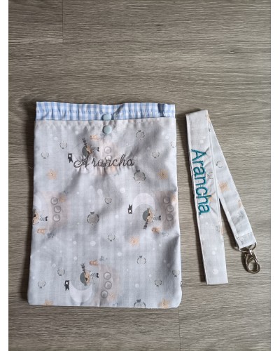 Funda de libro de tela