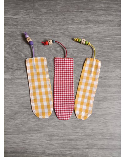 Marcapaginas de tela