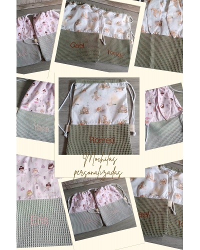Mochila con orejas  bailarinas