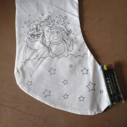 Bota infantil para colorear