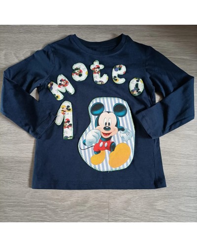 Conjunto Camiseta y Corona Mickey
